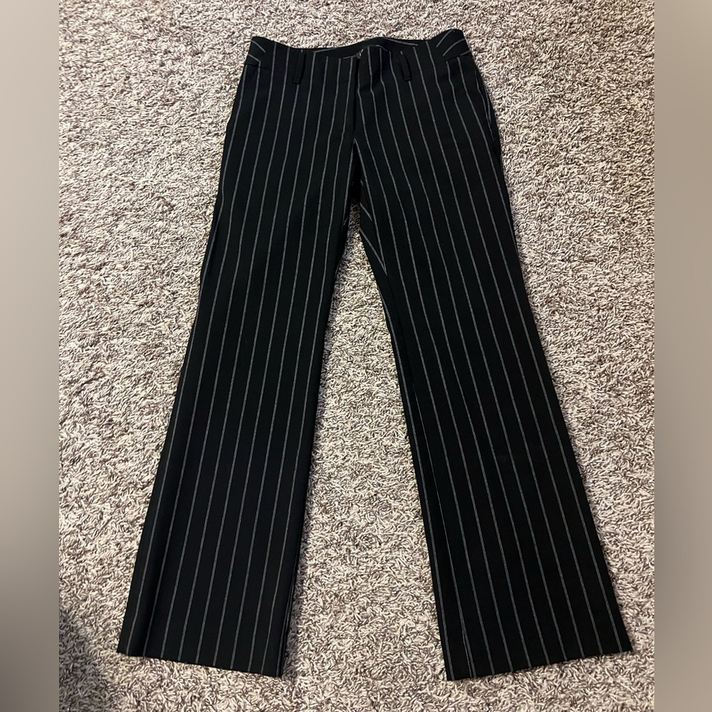 Black striped Loft Pants